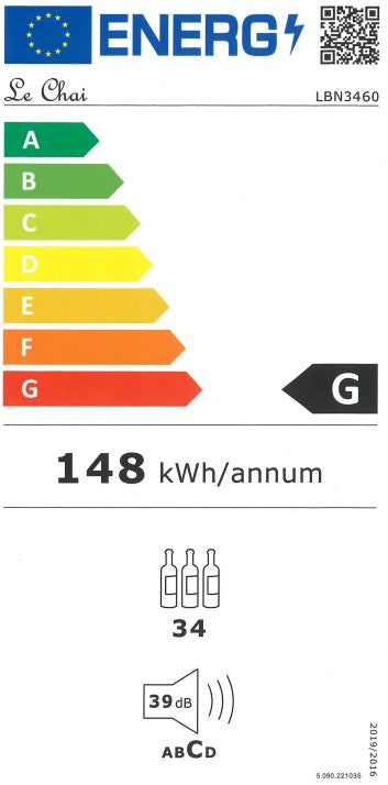 Vinkøleskab til indbygning (Gi60-2PLUS)